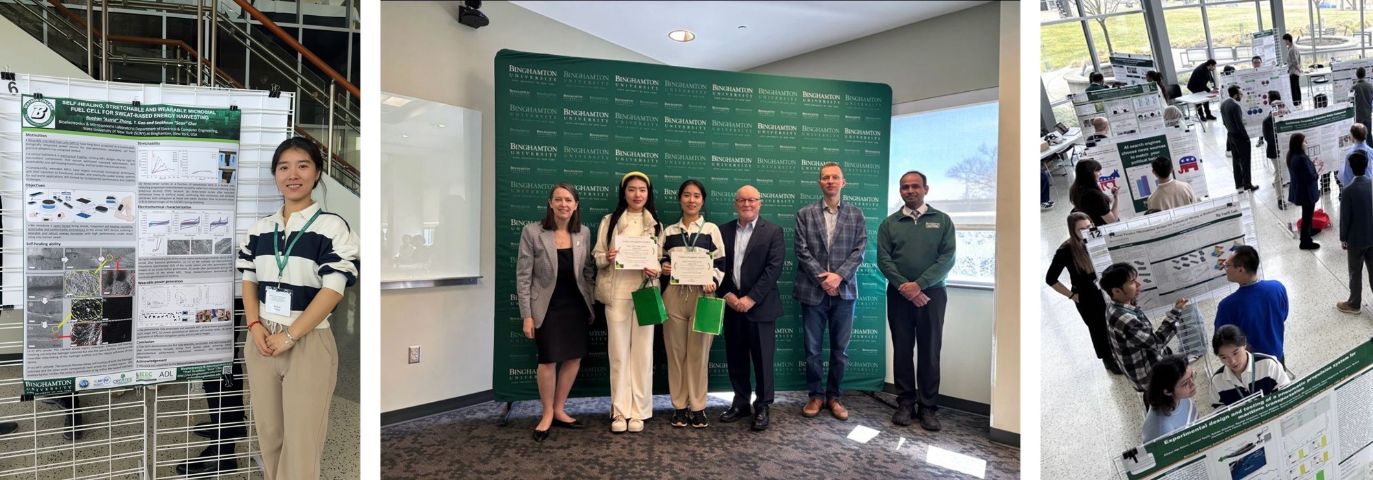 Astrid's poster presentation and her award certificate for winning the 2026 Watson GROWS Poster Competition